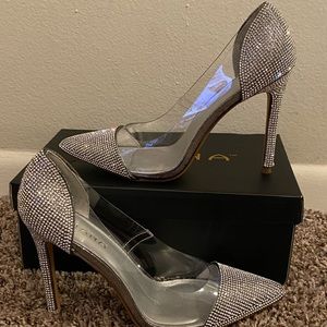 All Dolled Up Rhinestone Pumps